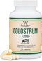 Colostrum Supplement 120 Capsules, 1,000mg per Serving (Bovine Colostrum Powder from First Milking Only, Std. to Contain 15% IgG Immunoglobulins) ...