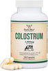 Colostrum Supplement 120 Capsules, 1,000mg per Serving (Bovine Colostrum Powder from First Milking Only, Std. to Contain 15% IgG Immunoglobulins) ...