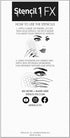 Stencil1FX - Spiderweb and Spider Eye Makeup Stencil for Costumes, Dress Up, Halloween, Cosplay, Arts, Face Painting, Witches, Vampires...