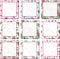 9 Pieces Summer Flamingos Sticky Notes 3x3 Inch Adhesive Summer Flamingos Memo Notes Self-Stick Note Pads for School Office Home Supplies Students...