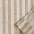 Vangao Stripe Farmhouse Kitchen Curtains 24 Inch Length Linen Blend Cafe Curtains Tickingstripe Tier Drapes Pinstripe Semi-Sheer Small Window Trea...