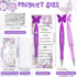 36 Set Baby Shower Favors Butterfly Pens Bulk with It's a Girl Purple and Pink Ballpoint Pens Thank You Cards OPP Bags Cable Ties Return Gifts for...