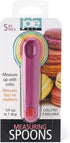 Joie Measuring Spoons, Assorted Colors, Imperial and Metric Measurements, 5-Piece Set...