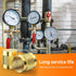 25 Pcs 1/4" Flare Cap, Round Brass W/Neoprene O Ring Seal, Plumbing, HVAC, Fittings & Valves Flare Tube Fittings Caps...