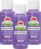 Apple Barrel Acrylic Paint, Princess Purple (Pack of 3) 2 oz, 21978EA- (Pack of 3)...