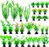 30pcs Fish Tank Accessories Aquarium Decorations Green Plants, Green Fish Tank Decorations Plant, Fish Tank Decor, Aquarium Decor Plastic Plants...