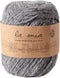 1 Ball La Mia Re-Tweed Knitting Yarn,%40 Wool%40 Polyester%20 Acrylic, 3.5 Oz (100 g) / 202 Yrds (185 m), Worsted, Grey - L149......