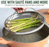 Goodful All-In-One Pan Steamer Basket, Premium Stainless Steel Construction, Dishwasher Safe, Perfect for Steaming Vegetables, Full Handle for Eas...