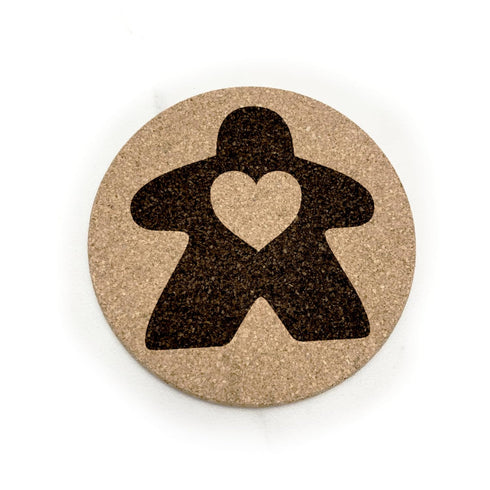 Sweetheart Meeple - Board Game Coasters (qty 4)...