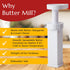 Max Space Butter Mill Butter Dispenser Stick - Twist to Spread Thin Butter Ribbons, Keeps Butter & Margarine Fresh Longer - Easy Spreadable Butter...