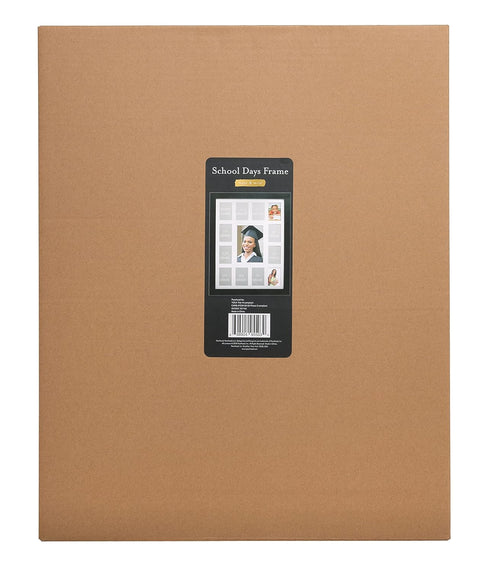 Kate & Milo School Days Frame, Holds 13 Photos k-12, Kindergarten to High School Picture Frame, Graduation Party Decorations, Multi Photo Frames C...