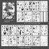 Dizdkizd Black and White Themed Elegent Women Sticker Book for Scrapbooking, Journaling, 194 Vintage Pre-Cut Stickers for Junk Journaling, Planner...