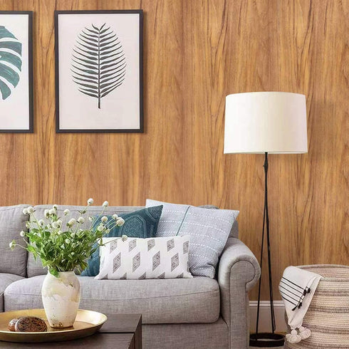 COSNIGHT Wood Grain Contact Paper Peel and Stick Wallpaper Self Adhesive Wall Paper for Countertop Drawer Shelf Liner Cabinet Easy to Clean 15.7In...