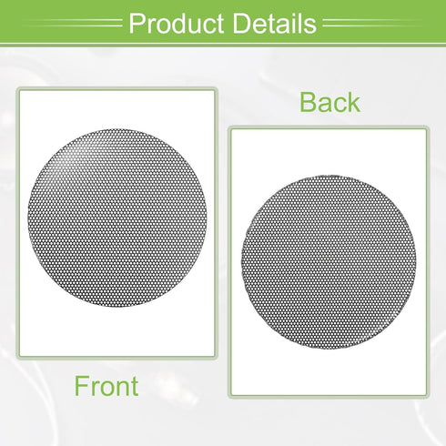 ACROPIX Universal 4.5 Inch Speaker Grills Mesh for Audio Subwoofer 120x6.5mm Grille without Frame Black - Pack of 2......