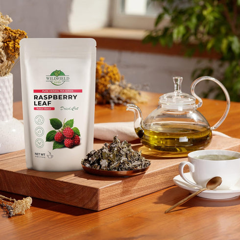 4 oz. Raspberry Leaf Tea Rasberry Leaf Herbs (Rubus idaeus folium) - 113g Rasberry Leave Tea Hojas de frambuesa...
