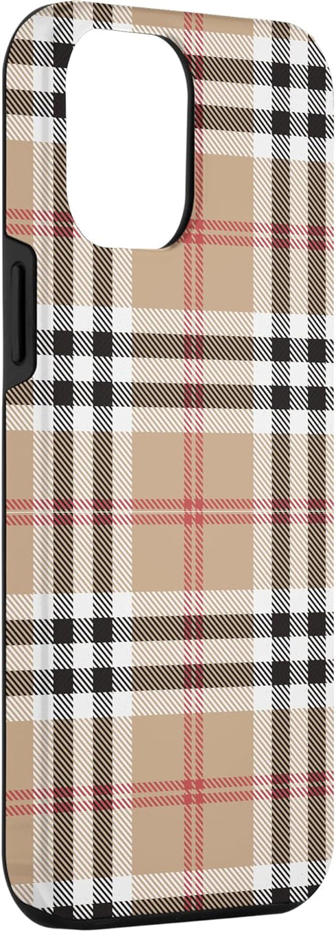 iPhone 12 Pro Max Checkered Plaid Flannel Gingham Pattern Case...