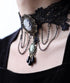 Sacina Victorian Lace Choker Necklace, Black Velvet, Zinc Alloy, Goth Jewelry Gift for Women...