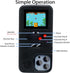 WeLohas Gameboy Case for iPhone 6 /6s /7/8,Handheld Retro 168 Classic Games,Color Video Display Game Case for iPhone,Anti-Scratch Shockproof Phone...