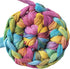 Colorful DIY T-Shirt Yarn Bulky Fabric Yarn Spaghetti Yarn Craft Material DIY Crochet Yarn Chunky Knit Rug Basket Pet Bed Yarn 180g......