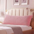 Reafort Ultra Soft Sherpa Body Pillow Cover/Case with Zipper Closure 21"x54" (21"x54" Body Pillow Cover, Pink)...