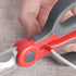 2 Pack Electrician Scissors, Heavy Duty Stainless Steel Sharp Blades and Soft Rubber Grip, Electrician Shears with Protective Cover, 6.1 Inch (Gra...