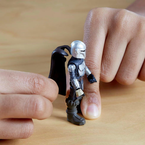 STAR WARS Mission Fleet Mando's N-1 Starfighter, Grogu & Mandalorian Action Figure Set, Ships, Toys for 4 Year Old Boys & Girls...