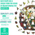 Wooden Puzzles for Adults - Yin Yang Hummingbird Wooden Jigsaw Puzzles for Adults, Unique Shaped Wood Puzzles Adult, Wooden Puzzles, Perfect for B...