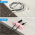 MECCANIXITY 3pcs Cable Clips Cord Organizer for Desk, 3 Slots Silicone Adhesive Cord Holders Organizer Cable Management for USB Charging Cable, Pi...