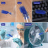 CiaraQ Bottle Cleaning Brushes, 8 Inch Nylon Tube Brush Set, Cleaner for Narrow Neck Bottles Cups with Hook, Set of 10pcs. Navy Blue...