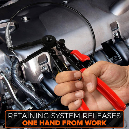 Radiator Hose Clamp Pliers Automotive - Hose Clamp Tool Radiator Hose Removal Tool Wire Pliers Tool Long Reach Pinch Clamp Pliers - Radiator Hose ...