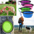 Collapsible Bowls Dog Pet Bowl, 4 Pack for Cats Dogs Travel Bowl Portable Foldable Pet Feeding Watering Dish Pet Supplies for Walking Parking Trav...