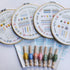 ETSPIL 4 Sets Embroidery Kit for Beginners ?Plant Kits for Adults Learn 33 Different Stitches?includes Stamped Pattern, Easy to Follow Instruction...