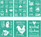 Farmhouse Silk Screen Stencil 6pcs,Farm Animals Theme Silk Screen Stencil Self-Adhesive Stencils Reusable for Wood, Pillow, Wall DIY Home Decor 8....