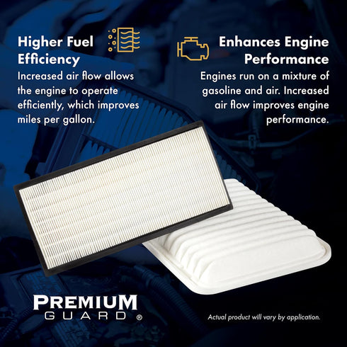 PG Engine Air Filter PA99365 | Fits 2019-2025 Subaru Forester, 2018-2025 Crosstrek, 2020-2025 Outback, 2019-2025 Ascent, 2017-2025 Impreza, 2020-2...