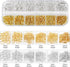 Jump Rings for Jewelry Making Kit, 1200 pcs Open Jump Rings Jewelry Repair Kit for Necklace Bracelet, Lobster Clasps and Closures Repair Supplies ...