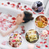 15g/bag Dried Flowers,100% Natural Dried Flowers Herbs Kit for Soap Making, DIY Candle Making,Bath - Include Rose Petals,Lavender,Don't Forget Me,...