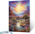 Arizona Desert Paint by Numbers Kits with Brushes Tropical Succulent Plant Acrylic Oil Painting for Adults Kids Mountain Landscape Pictures Kitche...