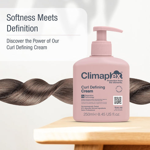 Curl Defining Cream - Volumizing Effect - Anti-Humidity Frizz Control - Protective and Restructuring Properties - Enhance Coils, Ringlets, and Mov...