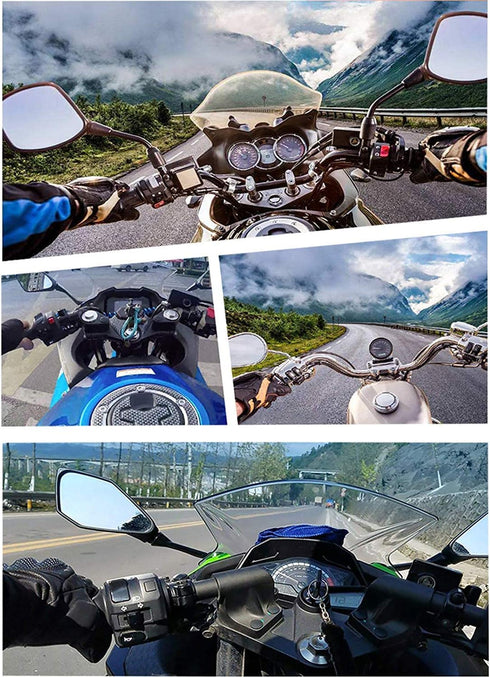 34in1 Motorcycle Helmet Chin Mount Kits for GoPro Hero 10 9 8 7 Black Silver White 6 5 4 Osmo and Other Action Camera with Helmet Adhesive Sticky ...