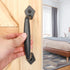 Sliding Rustic Barn Door Handles, 8 Inch Heavy Duty Large Design Barn Door Pull, for DIY Sliding Barn Door, Gate, Shed, Garage | Round Solid Metal...