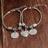 Infasea Best Friend Gift Charm Bracelet - 2 PCS Stainless Steel Expendable Inspirational Bangle Bracelets...