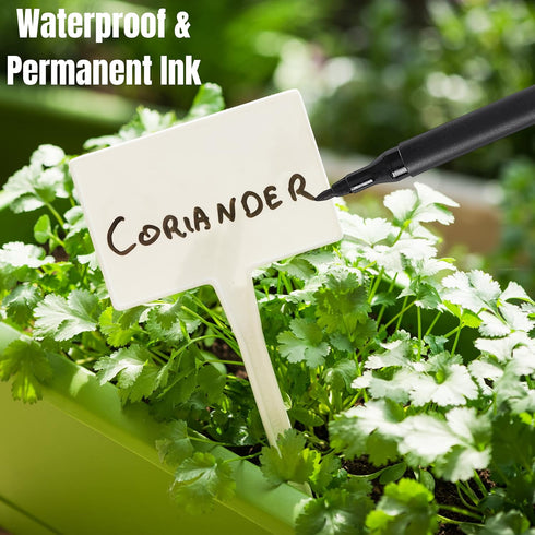 Mr. Pen- Garden Markers, Black, 4 Pack, Plant Markers, Garden Markers for Plants Outdoor Waterproof, Plant Markers for Seedlings, Waterproof Perma...