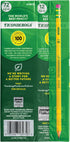 Ticonderoga Wood-Cased Pencils, Pre-Sharpened, 2 HB Soft, Yellow, 72 Count...
