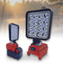 Cordless LED work light for milwaukee m18 18V battery?48W 3800ML square LED Light,flood light with two USB charging port LED light for outdoor cam...