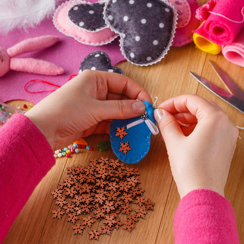 SUPVOX 100pcs Christmas Wooden Snowflake Buttons White Mini Buttons Decoration for DIY Scrapbooking Craft 18MM…...