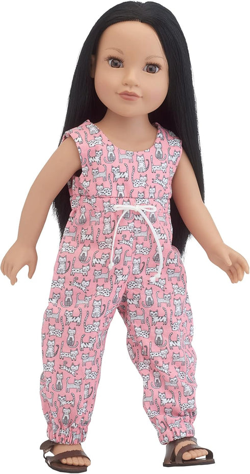 Simplicity Clothes Sewing Pattern Kit, Code S9500, Sizes 18" Dolls, Multicolor...