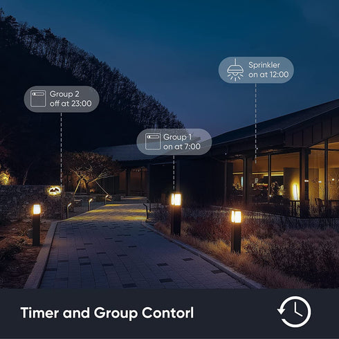 Outdoor Smart WiFi Plug, 2.4 GHz Wi-Fi Timer with 2 Grounded Outlet Wireless Remote Control by App, Compatible with Alexa, Google Assistant & IFTT...