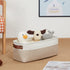 DULLEMELO 2-Pack Bathroom Baskets for Toilet, Small Storage Bins for Organizing Closets, Cabinets, Shelves, Canvas Fabric Storage Basket Bins With...