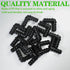 25PCS Drip Irrigation Barbed Elbow Fitting Kit for 1/2 Inch Tubing (16MM OD) .600" ID Drip Irrigation Connectors Elbow Dripline Barbed Connector D...