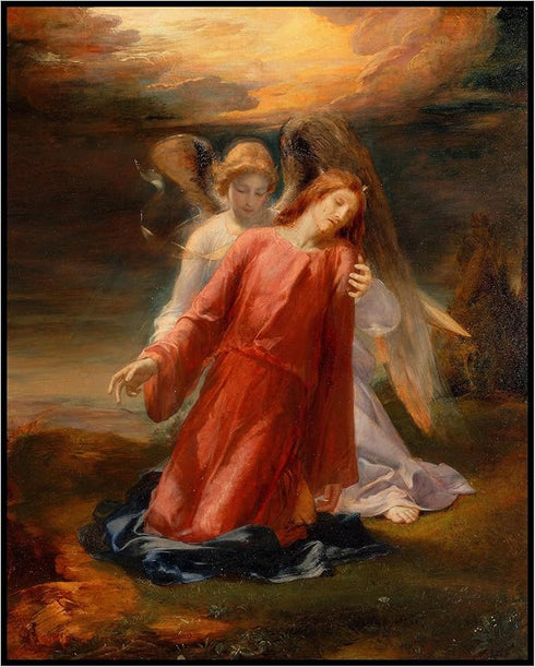 Posterizer 1 pcs-The Agony in the Garden painting poster-Religious Posters-Gifts for Christians -Decor for Church, Sunday School Classroom- unfram...